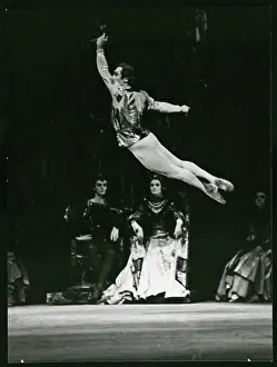 Opera Prints: Mikhail Lavrovsky as Prince Siegfried in ballet Swan Lake by Pyotr Tchaikovsky, Anonymous