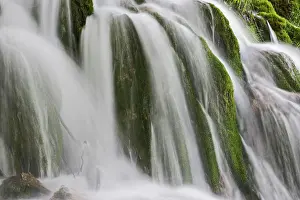 Croatia Prints: Milanovacki Slap (Waterfall) Plitvice National Park, Croatia