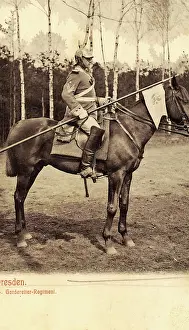 1906 Prints: Military use of horses, Garde-Reiter-Regiment (1)