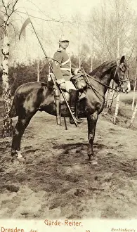 1901 Prints: Military use of horses, Garde-Reiter-Regiment (1)