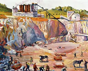 Manual Worker Prints: Millard Quarry, (The Hershey Quarry)