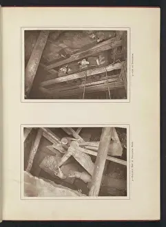 Voorkeursbeeld Prints: Miners in the Dolcoath Mine in Cornwall; Balance Box at Dolcoath Mine; Gig at Dolcoath