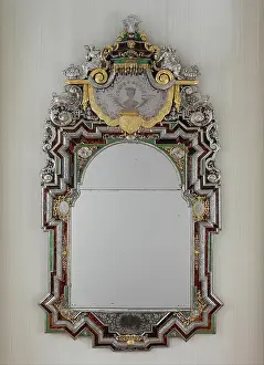 Astonished Prints: Mirror ca. 1710 Johann Valentin Gevers German This sumptuous mirror beautifully evokes the wealth of silver furnishings