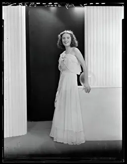 Miss Patty Evans gelatin silver negatives, black-and-white negatives