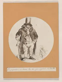 Story Prints: Mister Vulture 1840 J. J. Grandville In 1839