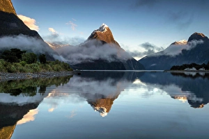 Non Urban Prints: Mitre Peak reflected at Milford Sound