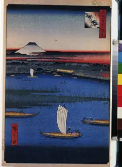 Far East Prints: Mitsumata Wakarenofuchi (One Hundred Famous Views of Edo) by Hiroshige