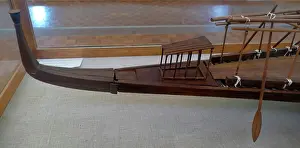 Solar Prints: Model of the Khufu ship, (Solar Ship)