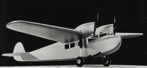 1933 Prints: A model of 'The Codock' monoplane