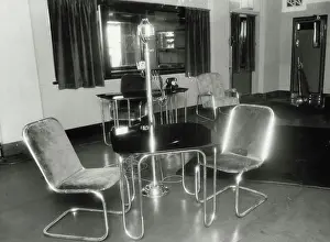 Broadcast Prints: Modern appointments at 2UW's new studio in the state shopping block to the opened tonight steel furniture has pride