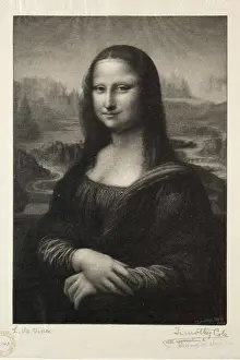 Vinci Prints: Mona Lisa, 1914. Timothy Cole (American)