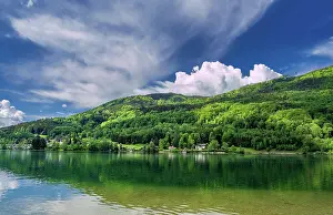 Mountainous Area Prints: Mondsee im Salzkammergut, Salzburger Land, Österreich, Europa