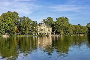 Castles Prints: Monrepos Palace and Lake, Monrepos Domain