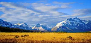 Montana Prints: Montana, USA. Glacier National Park, landscape, autumn