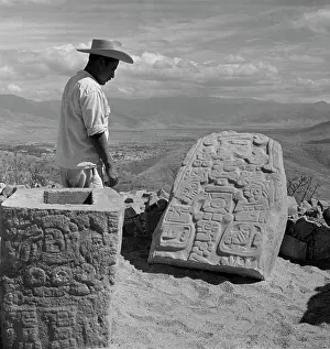 Tablet Prints: Monte Alban (Zapotec) Oaxaca Mexico
