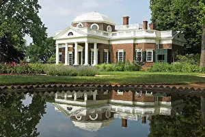Monticello, Residence of President Thomas Jefferson, Charlotteville, Virginia, USA