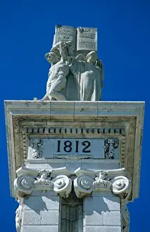 Union Prints: Monument dedicated to Cortes of Cadiz of 1812