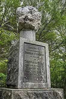 Memorials Prints: Monument where James of the Glen