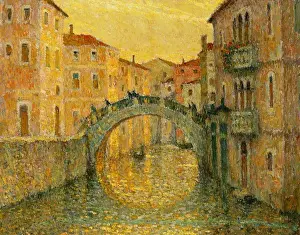 Medium Group Of People Prints: The Morning Sun, Venice; Le Matin