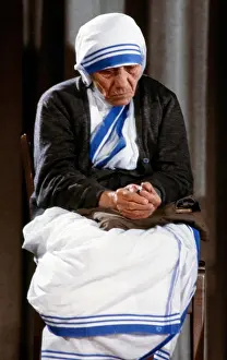 1950 Prints: Mother Mary Teresa Bojaxhiu (born Anjeze Gonxhe Bojaxhiu 1910 - 1997)