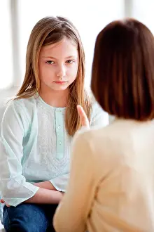 Converse Prints: Mother scolding her 9 years old daughter