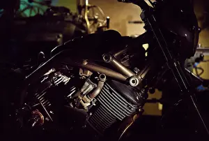 2016 Prints: Motorcycle in a repair workshop Motorcycle in a repair workshop Copyright: xZoonar