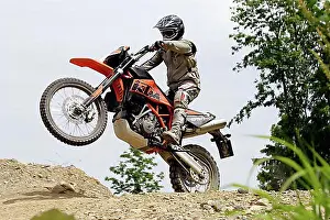 Skilled Prints: Motorcyclist, KTM 950R Super Enduro