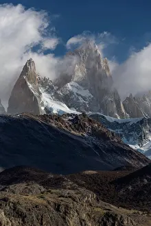 Obscured Prints: Mount Fitz Roy in Los Glaciares National Park near El Chalten
