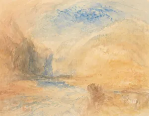 Moderately Thick Prints: Mountain Landscape Lake Joseph Mallord William Turner
