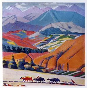 Mountains, 1923, by Martiros Saryan (1880 - 1972)