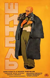 1926 Prints: Movie poster 'The Overcoat' after Nikolai Gogol
