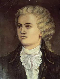 Musicuk Prints: Mozart at the Time of his Visit in Prague in 1787 19th Century