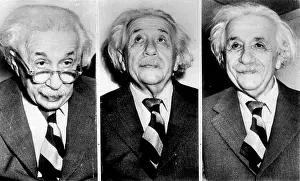 Scientist Prints: Mr. Science Expounds On New Theory -- White-haired Prof