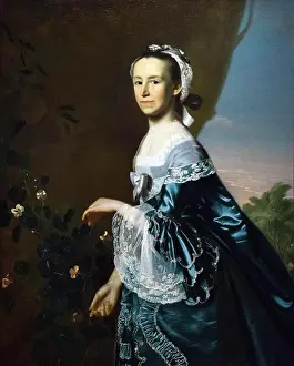 Period Costume Prints: Mrs. James Warren Mercy Otis; about 1763 Oil on canvas John Singleton Copley American; 1738-1815