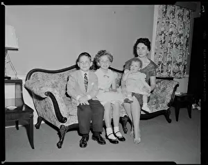 Mrs. Maria Lang, sister of Mrs. Verna Warren, Families, Children. Leon Abdalian Collection
