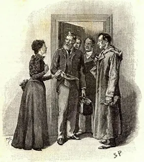 Mystery Prints: Mrs Straker, widow of the murdered trainer