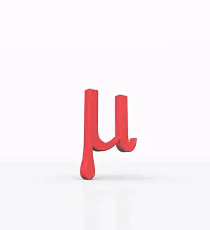 Mathematics Prints: Mu is the 12th letter of the Greek alphabet