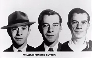 Criminal Prints: Mug shots of Willie Sutton (1901-1980) from FBI Files