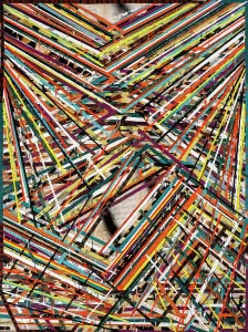 Energy Prints: Multiple lines collide
