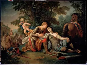 Suffer Prints: Mythological scene by unknown painter, Russia, Moscow, State Tretyakov Gallery, 195x261