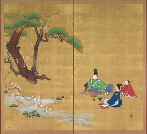 Associate Prints: Nagisa Palace from the Tales of Ise