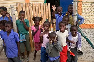NAMIBIA, SWAKOPMUND, TOWNSHIP, DRC SCHOOL PROJECT & COMMUNITY CENTRE, CHILDREN