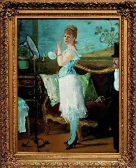 Bedroom Prints: Nana by Manet, Edouard (1832-1883) Kunsthalle