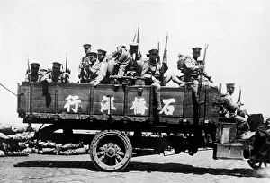 Soldiers Prints: Nanking, China: c. 1933
