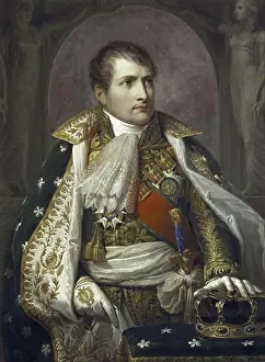 Emperor Prints: Napoleon as King of Italy 1807 Andrea Appiani I (1754-1817 Italian) Oil on canvas Kunsthistorisches Museum