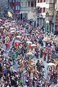 Arts Culture And Entertainment Prints: Narrensprung, traditional carnival