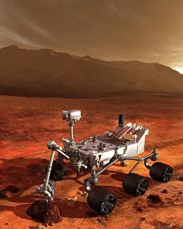 Extraterrestrial Prints: NASA's Curiosity rover samples a rock on the floor of Gale Crater