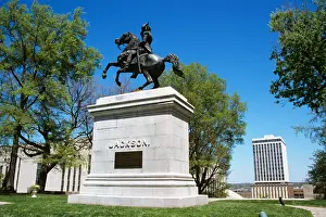 Capitol Prints: NASHVILLE TN ANDREW JACKSON STATUE ON STATE CAPITOL GROUNDS
