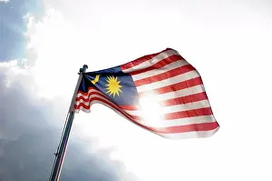 Lighted Prints: National flag of Malaysia
