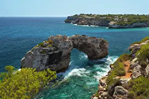 Majorca Prints: Natural arch, Cala Santanyi es Pontas